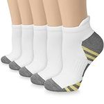 Aoliks White Ankle Compression Sock