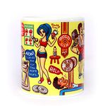 Ghirani Gym Fun Life Coffee Mug, Gift for Gym Guys & Girls and Excercise Lovers, Funny & Funky Mugs, 300 ml, Ceramic Mugs