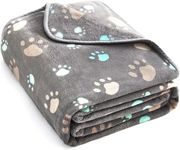 KUTKUT 350 GSM Luxurious Dog Blanket, Super Soft Warm Fluffy Microplush Flannel for Small Medium Large Dogs & Cats, Warm Soft Sleep Mat Liners (SIZE: XL, 160 * 100cm)