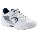 HEAD Sprint 3.5 Velcro Junior Tennis Shoes, White/Blueberry, 1 UK