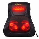 Grin Health Shiatsu Back Massager Cushion For Chair, Massage Pillow with Kneading for Back, Neck, Shoulder, Massage Machine for Home, Massager for Chair -Back Pain Relief (GH237)
