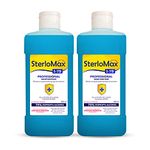 SterloMax 75% Isopropyl Alcohol-based Hand Rub Sanitizer and Disinfectant 500 ml -Pack of 2