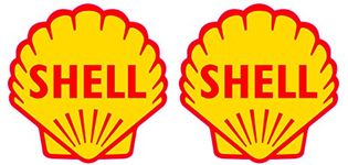 WaterShed Designs Classic Shell Oils 3 inch Shell Race & Rally Car Super Bike Sticker Track Day Car