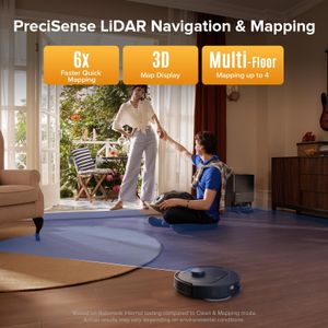 Roborock Qrevo Robot Vacuum Cleaner – Black