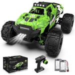 RIAARIO 1:18 All Terrain RC Car, 36 KPH High Speed Remote Control Car with 2.4 GHz Remote Control, 4WD Electric Vehicle Off-Road Truck, 4X4 Waterproof RC Trucks with 2 Rechargeable Batteries