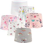 Adorel Girls Underwear Knickers Cotton Pants Pack of 6 Balloon 8-9 Years (Manufacturer Size: 130)