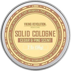 Viking Revolution Solid Cologne - Men's Travel Balm Cologne with Wax