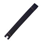 Taekwondo Colored Ranking Belts Cotton Martial Arts Judo Karate TKD Aikido Uniform Belt Kids (Black, 220cm)