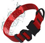 Tuff Pupper Waterproof Action Collar for Dogs | Heavy Duty Water Proof Dog Collar | Tear Proof & Odor Free | Rust-Proof Metal Hardware | Tactical Quick Release Buckle | for Adventurous, Active Dogs