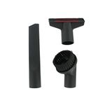 Paxanpax Universal Vacuum Cleaner Plastic Tool Accessory Kit, 35 mm, Black