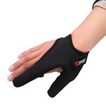 LA HAUTE Fishing Protective Gloves Finger Stall Fishing Accessories Casting Gloves Fishing, Right Hand, Black