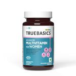 TrueBasics Advanced Multivitamin for Women (30 Tablets) | With Clinically Researched Ingredients | For Energy, Immunity and Joints, Maintains Hormonal Balance