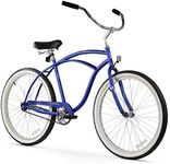 Firmstrong Urban Men's Beach Cruiser Bike, Single Speed Bicycle, 26 Inch Wheels, Matte Blue