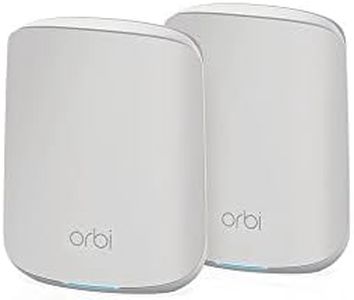 NETGEAR Orbi Whole Home WiFi 6 Dual-Band Mesh System (RBK352) | AX1800 Wireless Speed (Up to 1.8Gbps) | 2 Pack