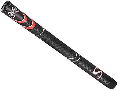 SuperStroke Cross Comfort Midsize Golf Grips, Black/Red