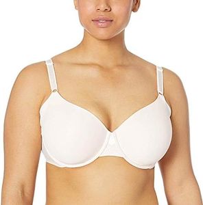 Olga Women's No Side Effects Underwire Contour Bra, Rosewater, 18D