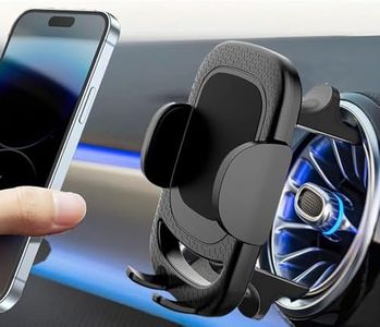 Car smartphone holder for dedicated round air conditioner outlet,Car Phone Holder Mount Compatible with smart 451 453 Mini-Cooper FIAT 500 Ibiza Suitable for all circular vents