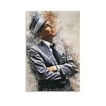 GNKIO Frank-Sinatra Star Poster Canvas Art Poster and Wall Art Picture Print Modern Family Bedroom Decor Poster 08 x 12 Inches (20 x 30 cm)