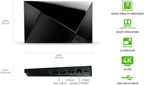 NVIDIA SHIELD Pro Android TV Streaming Media Player – 4K HDR