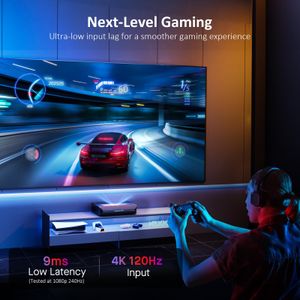 NexiGo Aurora Pro 4K Laser Projector – Ultra HD Home Theater