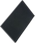 XieNie Bar Mat 6 x 12 Small Black, Coffee Mat for Home Bar, Bar Service Spill Mat for Cocktail Bartender Kitchen Countertop, PVC Counter Top Cup Mats Glasses Drying Mat, 1PCS