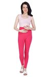 Mothersyard™ Women's Slim Fit Maternity Leggings - XX-Large Rani Pink