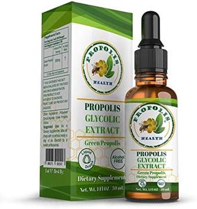 Green Propolis Extract Liquid | Brazilian Bee Propolis Extract Glycolic | 30 Days Supply | Alcohol Free | All Natural Allergy Relief Supplement | Bee Propolis Liquid | Immune Support | Immunity Shots