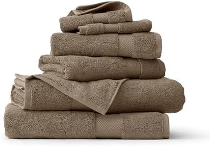 BOLL & BRANCH Plush Bath Sheet Set - Walnut - 6 Piece - Includes 2 Oversized Bath Sheets, 2 Hand Towels & 2 Washcloths - 100% Organic Cotton - Ultra Soft & Luxurious - Quick Absorbing
