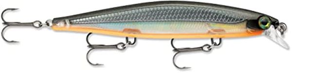 Rapala Shadow Rap Lure with Three No. 6 Hooks, 0.6-1.2 m Swimming Depth, 11 cm Size, Halloween