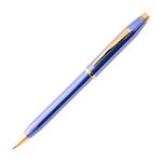 Cross Century II Medium Ballpoint Pen - Black Ink - Lavender Blue/Gold - Includes Premium Gift Box