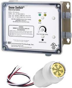 WarmlyYours Advanced Snow and Ice Melt Control with Air Sensor for Snow Melting and Roof and Gutter Deicing Systems, SCA-Dual-AIR-SS-2