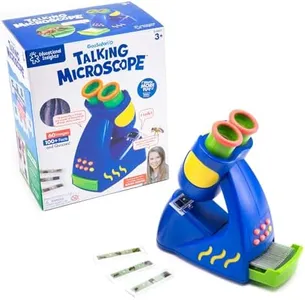 Educational Insights GeoSafari Jr. Talking Microscope Featuring Bindi Irwin: Microscope for Kids, STEM & Science Toy, Interactive Learning, Ages 3+
