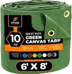 Xpose Safety Canvas Tarp - 10oz Gre