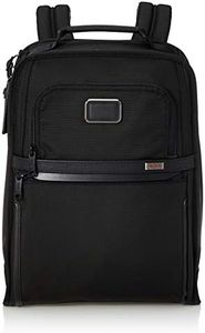 Tumi ALPHA 3 Slim Expandable Brief Pack Men's Backpack, Official Product, Black, Black, A4サイズ対応