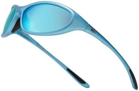 TIJN Sports Sunglasses for Men Women UV400 Wraparound Cycling Baseball Fishing Running Golf Fashion Outdoor Shades, Vanta