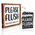 Vivegate FLUSH THE TOILET Half Frame