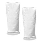 Honritone Felt Filter Socks 200 Micron - 4 Inch Ring by 9 Inch Long - Pack of 2 - Fish Tank Aquarium Marine Sump Filter Bag