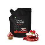 GOOD&MOORE Red Velvet Sauce | For Toppings, Fillings, Flavoring, Dipping | Great for Hot Chocolate, Cakes, Brownies, Milkshakes and More | 200ml