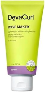 DevaCurl Wave Maker Lightweight Moisturizing Definer Styling Cream, Hydrates and Smooths Curls, Tames Frizz Up To 48 hours, For Fine Wavy, Curly and Coily Hair, 147mL