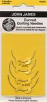 Colonial Needle JJ60400 Curved Quilting Hand Needles, 4-Pack, Yellow