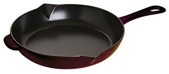 ZWILLING J.A. HENCKELS 40510-965 Staub Cast Iron Fry Pan 12"/30 cm, Medium, Grenadine