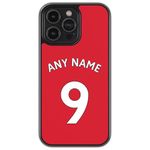 iPhone 6/6s Compatible Personalised Man U Football Phone Case, Name & Number Bumper Cover, Anti-Scratch, Anti-Drop, Camera Lens Protection, Sidewall Bumper, ShockProof Drop Protection