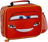 Disney Cars Lunch Bag Lightning McQueen Boys School Lunch Box Nursery Cooler Bag with Side Bottle Holder