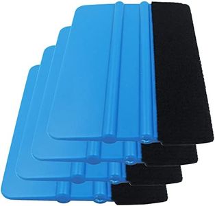 Gebildet Squeegee Negro Duradero del Borde del Fieltro, para la película del Vinilo del Coche Que Envuelve el Trabajo del Tinte de la Ventana del enjugador de la Etiqueta, Libre del rasguño (4pcs)