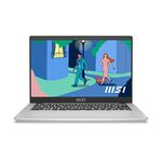 MSI Modern 14 (C12M-636UK) 14.0" FHD IPS-Level, Intel 12th Gen i3-1215U, Intel UHD Graphics, DDR IV 8GB (3200MHz), 512GB NVMe PCIe SSD, Intel WIFI 6, Windows Home 11 - Urban Silver