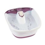 Homedics Bubblemate Foot Spa and Massager with Keep Warm Function, Soothing Soak Massage Nodes, Bubble Turbo Strip, Pedicure Pumice Stone