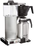 Moccamaster 39340 Grand 15-Cup Coffee Brewer with Thermal Carafe, Brushed Silver