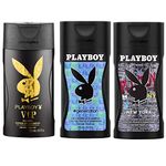 Playboy VIP Men + Generation Men + New York For Men Shower Gel Combo For Men (750 ml, Pack of 3)