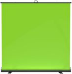 WASJOYE Green Screen 6.6 x 6.6 FT Portable Retractable Chroma Key Panel Photography Backdrop with Stand for Photo Video Studio, Game Live Broadcast, Streaming