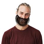 EZGOODZ Black Beard Net Disposable, Medium. Pack of 100 Food Protector Nets for Beard with Single Loop. Nylon Disposable Beard Cover. Breathable Beard Nets Food Service, Cleaning